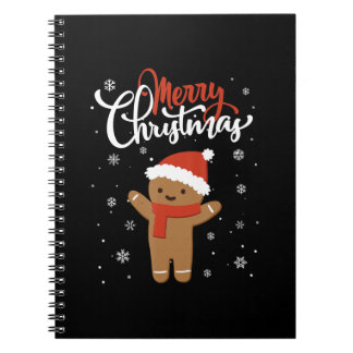 Prettig kerstfeest peperkoek | kerstkoek notitieboek