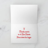 Prettig Kerstfeest - Pepermuntkabouter Katje Feestdagen Kaart (Binnen)