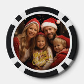 Prettig kerstfeest poker chips (Achterkant)
