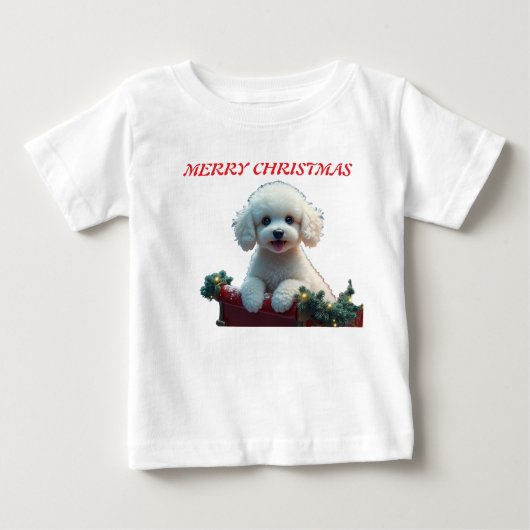 Prettig kerstfeest puppy (Voorkant)