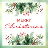 Prettig kerstfeest raamsticker (Vel 3)