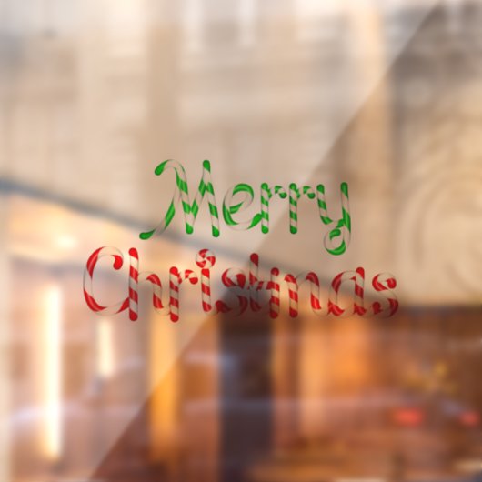 Prettig kerstfeest raamsticker (Vel 2)