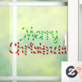 Prettig kerstfeest raamsticker (Huis)