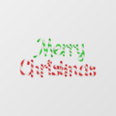 Prettig kerstfeest raamsticker (Vel)