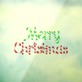 Prettig kerstfeest raamsticker (Vel 3)