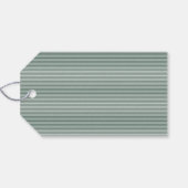 Prettig kerstfeest retro schrift groene feestdag cadeaulabel (Achterkant Horizontaal)