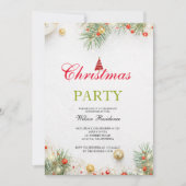 Prettig Kerstfeest | Rode Typografie Kaart (Voorkant)