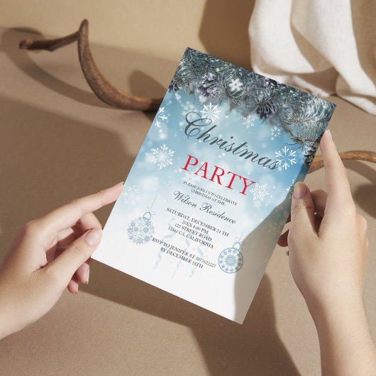 Prettig Kerstfeest | Rode Typografie Kaart