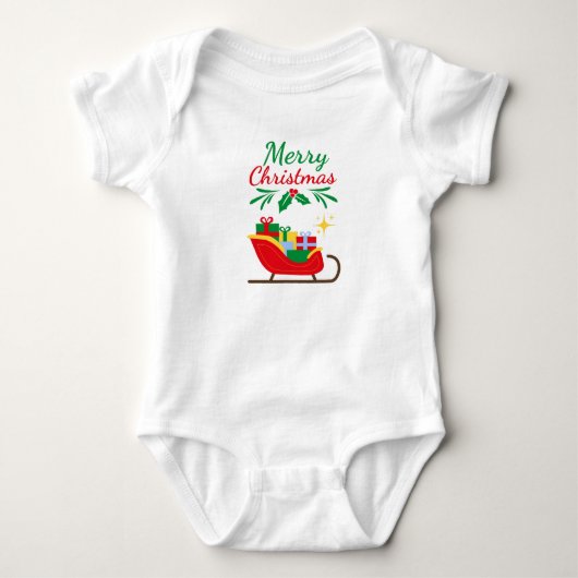 Prettig kerstfeest romper (Voorkant)