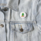Prettig kerstfeest ronde button 3,2 cm (In situ)