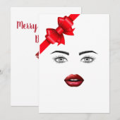 Prettig kerstfeest schat feestdagenkaart (Voorkant / Achterkant)