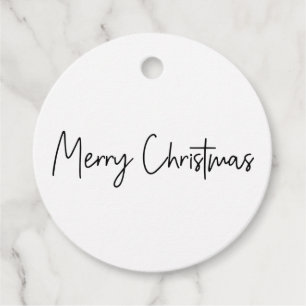 Prettig kerstfeest script bedankjes labels