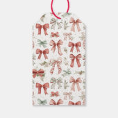 Prettig kerstfeest script cadeaulabel (Achterkant)