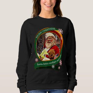Prettig kerstfeest Sinterklaas houdt van koekjes e Trui