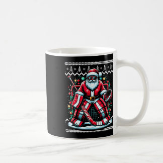 Prettig kerstfeest Sinterklaas ijshockey keeper le Koffiemok