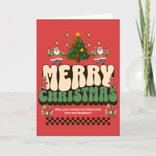 Prettig kerstfeest Sinterklaas Kaart