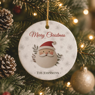 Prettig kerstfeest Sinterklaas – Persoonlijke fami Keramisch Ornament