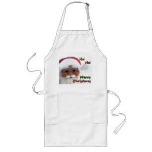 Prettig kerstfeest Sinterklaus Lang Schort