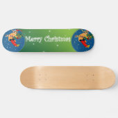 Prettig kerstfeest Skateboard (Horizontaal)