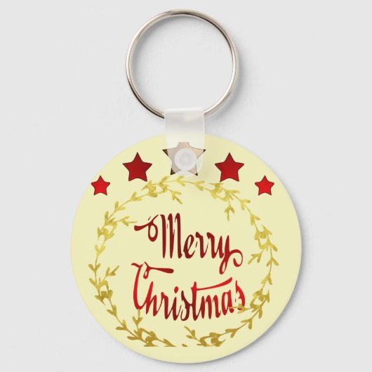 Prettig kerstfeest : sleutelhanger (Voorkant)