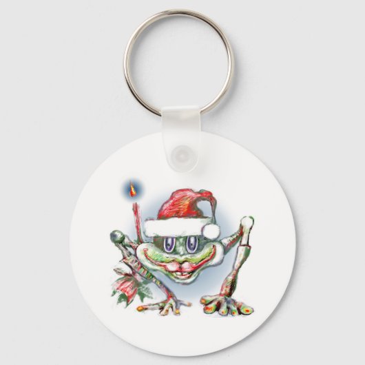 * Prettig kerstfeest * Sleutelhanger (Voorkant)