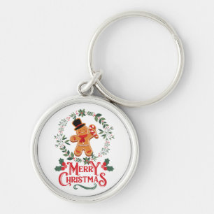 Prettig kerstfeest sleutelhanger