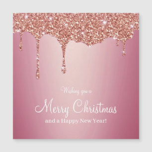 Prettig kerstfeest Smeltend Roze Meisjesachtig Pai