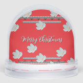 Prettig kerstfeest  sneeuwbol (Voorkant)