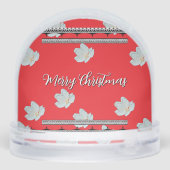 Prettig kerstfeest  sneeuwbol (Achterkant)