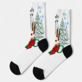 Prettig kerstfeest sokken (Links)