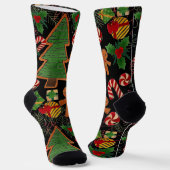 Prettig kerstfeest sokken (Gebogen)