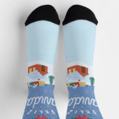 Prettig kerstfeest sokken (Top)