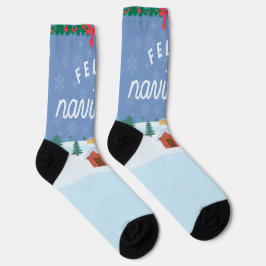 Prettig kerstfeest sokken