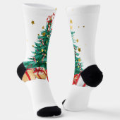 Prettig kerstfeest sokken (Gebogen)