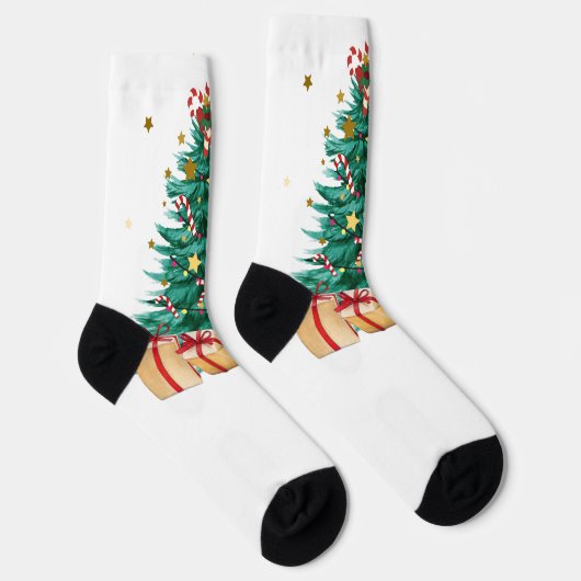 Prettig kerstfeest sokken (Rechts)
