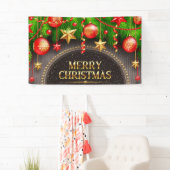 Prettig kerstfeest spandoek (Insitu)