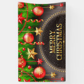 Prettig kerstfeest spandoek (Verticaal)