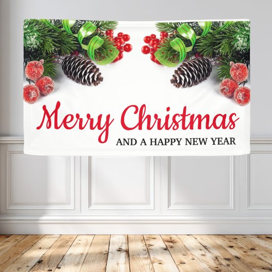 Prettig kerstfeest spandoek