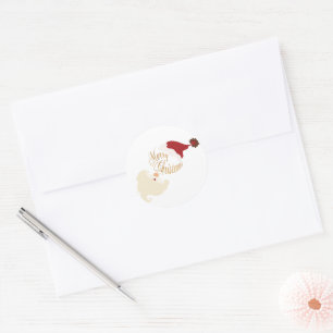 Prettig kerstfeest sticker