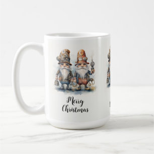 Prettig kerstfeest stoompunk kabouters koffiemok