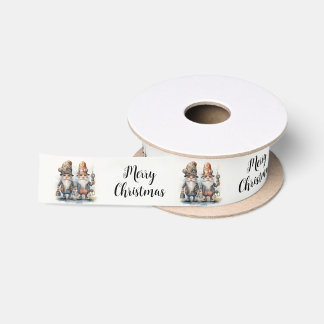 Prettig kerstfeest Stoomstijl Kabouters Lint