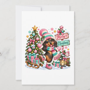 Prettig kerstfeest Teckel
