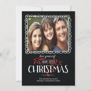 Prettig Kerstfeest Vakantie Fotokaart Feestdagenkaart
