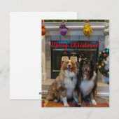 Prettig kerstfeest van Aussies Feestdagenkaart (Voorkant / Achterkant)