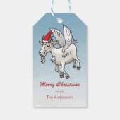 Prettig kerstfeest van de Geit Cadeaulabel (Achterkant)