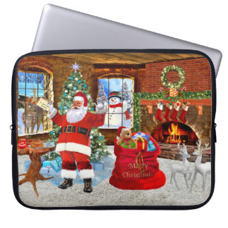 Prettig kerstfeest van de Kerstman Laptop Sleeve