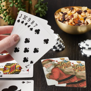 Prettig Kerstfeest van Ellen Clapsaddle Pokerkaarten