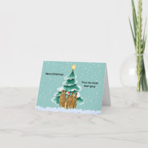 Prettig kerstfeest van Family Card Kaart