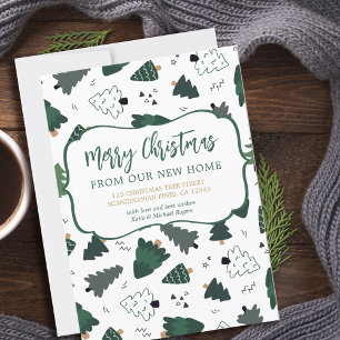 Prettig kerstfeest van New Home Christmas Trees Aankondiging