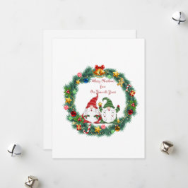 Prettig Kerstfeest van onze Gnome tot de jouwe op  Feestdagenkaart